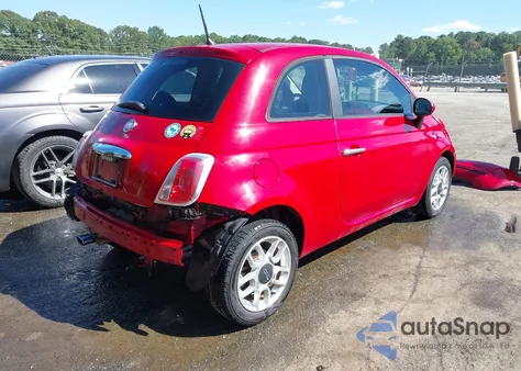 2012 Fiat 500 Pop from USA, damaged, VIN 3C3CFFAR6CT383160